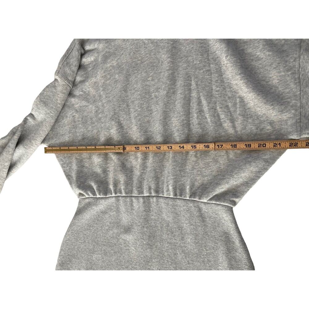 SPIRITUAL GANGSTER Small Gray Sweatshirt Dress Balloon Sleeve NEW HTF #7139 - Picture 11 of 13